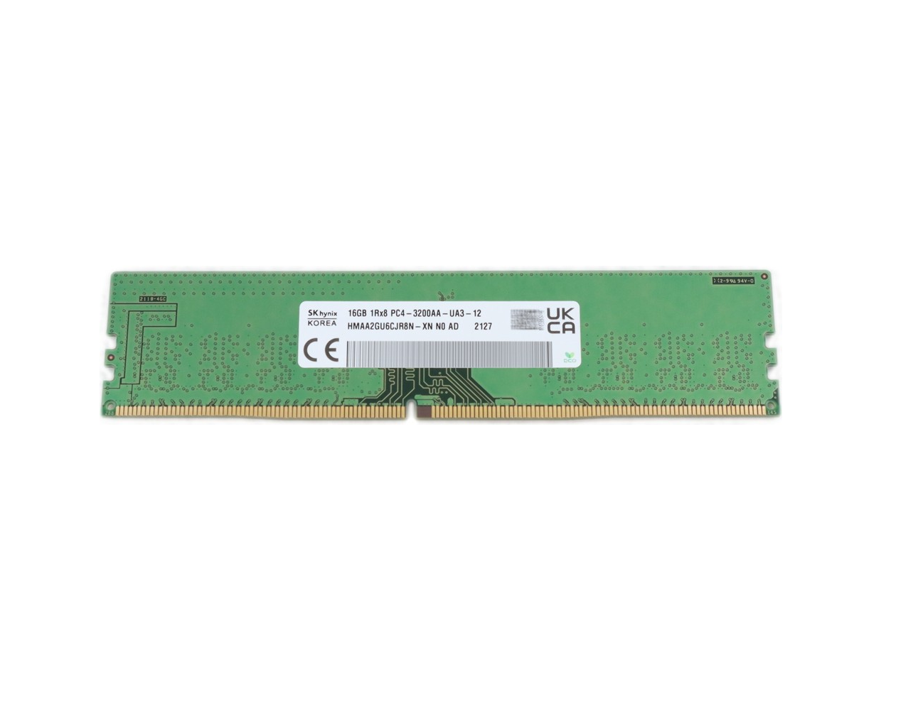 Sk Hynix HMAA2GU6CJR8N-XN 16GB Ddr4 3200 Udımm 1rx8 CL22 PC4-25600 1.2V 288-PIN Masaüstü Bellek Ram KutusuzSk HynixBellek RAMB07383