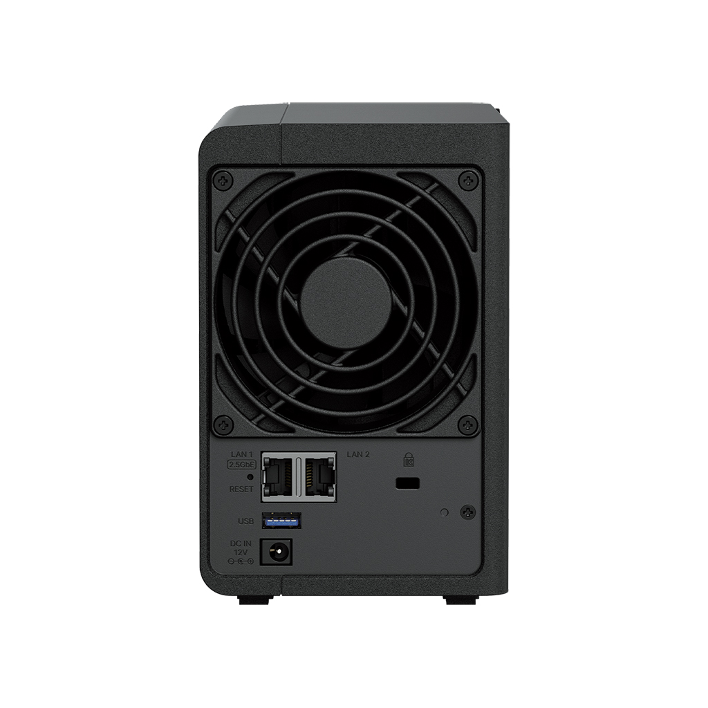 SYNOLOGY 2diskli Celeron QC-2GB RAM-2.5GbE Nas Server DS225 PLUS