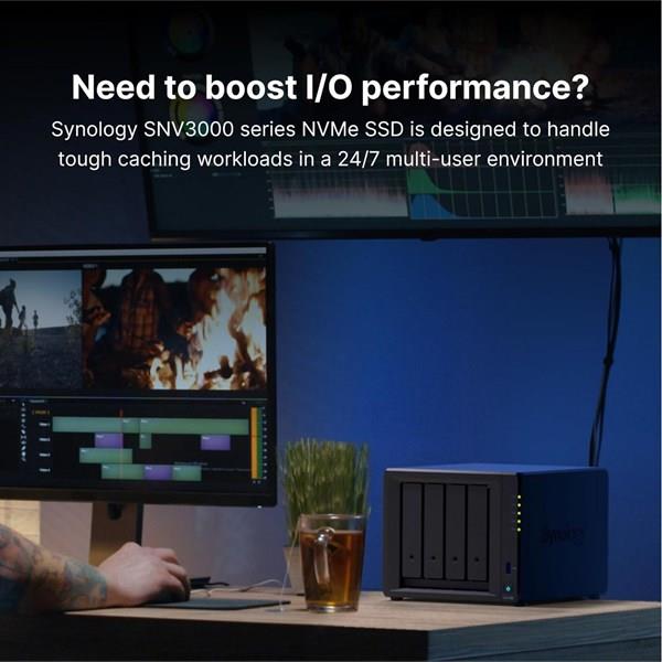 SYNOLOGY 800GB SNV3410-800G 3000-750MB/s M2 NVME NAS DİSKİ