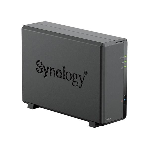 SYNOLOGY DS124 REALTEK QC- 1GB RAM- 1-diskli Nas Server (Disksiz) 