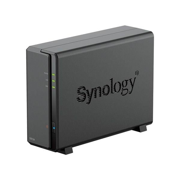 SYNOLOGY DS124 REALTEK QC- 1GB RAM- 1-diskli Nas Server (Disksiz) 