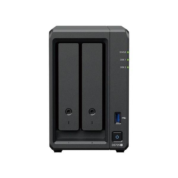 SYNOLOGY DS725 PLUS RYZEN 1600-4GB RAM- 2-diskli Nas Server (Disksiz)