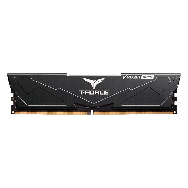TEAM 16GB DDR5 6000MHZ CL38 PC RAM T-FORCE VULCAN BLACK FLBD516G6000HC38G01