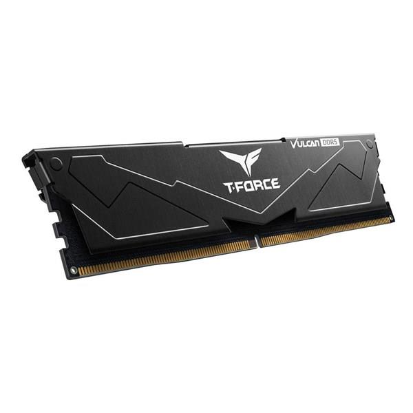 TEAM 16GB DDR5 6000MHZ CL38 PC RAM T-FORCE VULCAN BLACK FLBD516G6000HC38G01