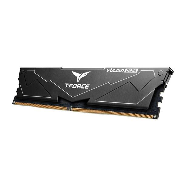 TEAM 16GB DDR5 6000MHZ CL38 PC RAM T-FORCE VULCAN BLACK FLBD516G6000HC38G01