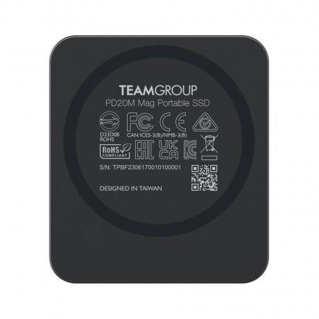 TEAM 1TB MAG PORTABLE PD20M TPSEG2001T0C108 USB 3.2 SSD HARİCİ DİSK GRI