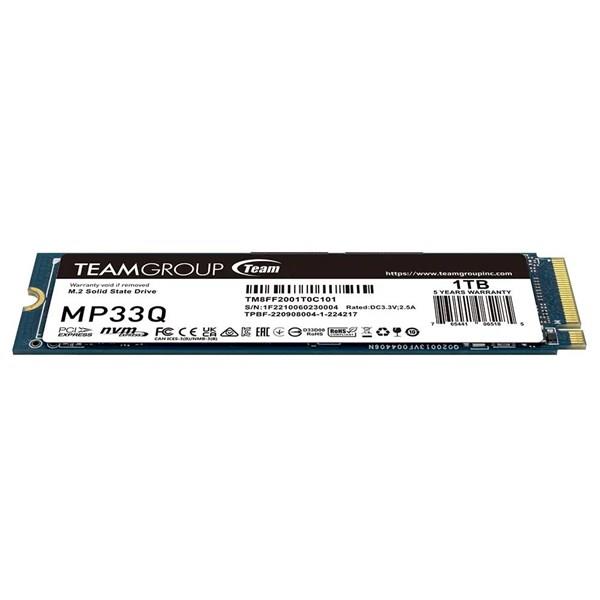 TEAM 1TB MP33Q PRO TM8FF2001T0C101 2900-1850MB/s M2 NVME GEN3 DİSK