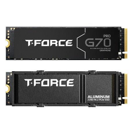 TEAM 1TB T-FORCE G70 PRO TM8FFH001T0C129 7400-6600MB/s M2 NVME GEN4 DİSK SOĞUTUCULU