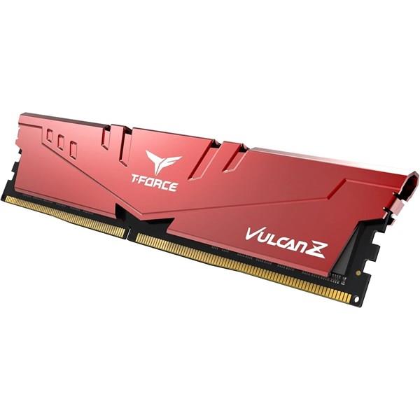 TEAM 32GB (2X 16GB) DDR4 3200MHZ CL16 DUAL KIT PC RAM T-FORCE VULCAN Z RED TLZRD432G3200HC16FDC01