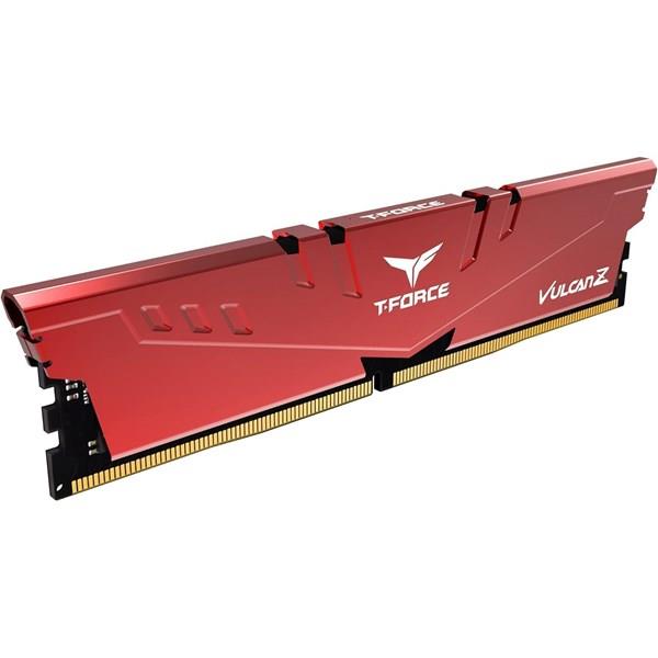 TEAM 32GB (2X 16GB) DDR4 3200MHZ CL16 DUAL KIT PC RAM T-FORCE VULCAN Z RED TLZRD432G3200HC16FDC01
