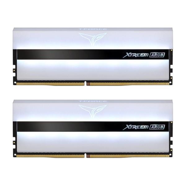 TEAM 32GB (2X 16GB) DDR4 3600MHZ CL18 RGB DUAL KIT PC RAM XTREEM RGB WHITE TF13D432G3600HC18JDC01