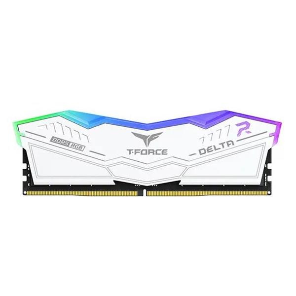TEAM 32GB (2X 16GB) DDR5 5600MHZ CL32 RGB DUAL KIT PC RAM DELTA FF4D532G5600HC32DC01 BEYAZ