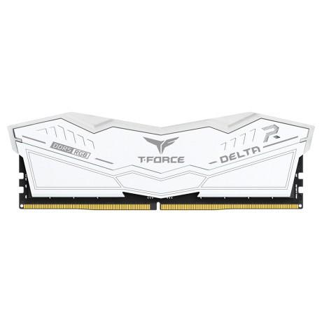 TEAM 32GB (2X 16GB) DDR5 5600MHZ CL38 RGB DUAL KIT PC RAM T-FORCE DELTA FF4D532G5600HC38GDC01 BEYAZ