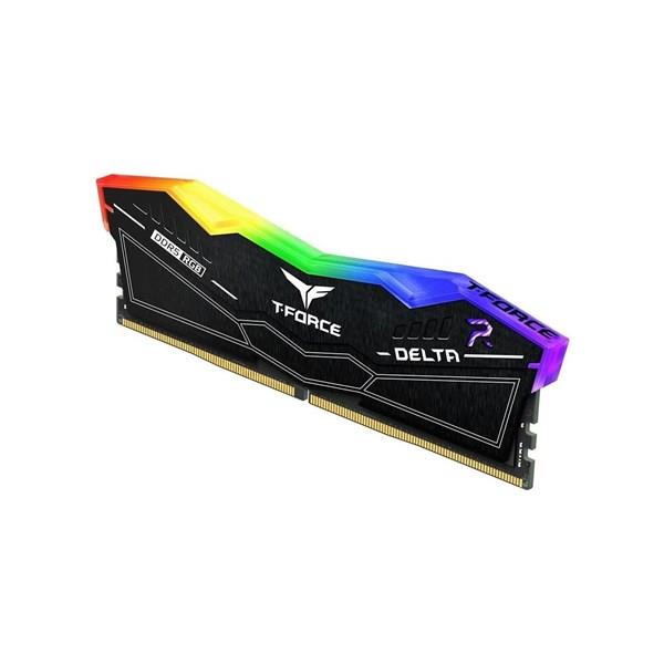 TEAM 32GB (2X 16GB) DDR5 5600MHZ CL38 RGB DUAL KIT PC RAM T-FORCE DELTA BLACK FF3D532G5600HC38GDC01