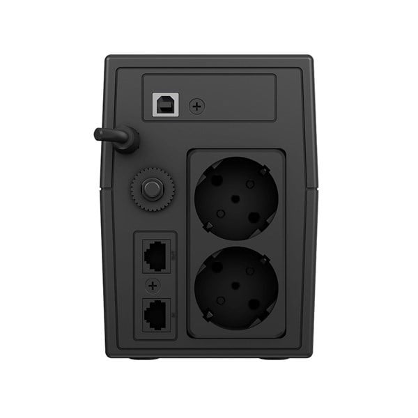TESCOM 600VA LEO+ LEO600AP Modem Protect Lcd Ekran Line Interactive Ups