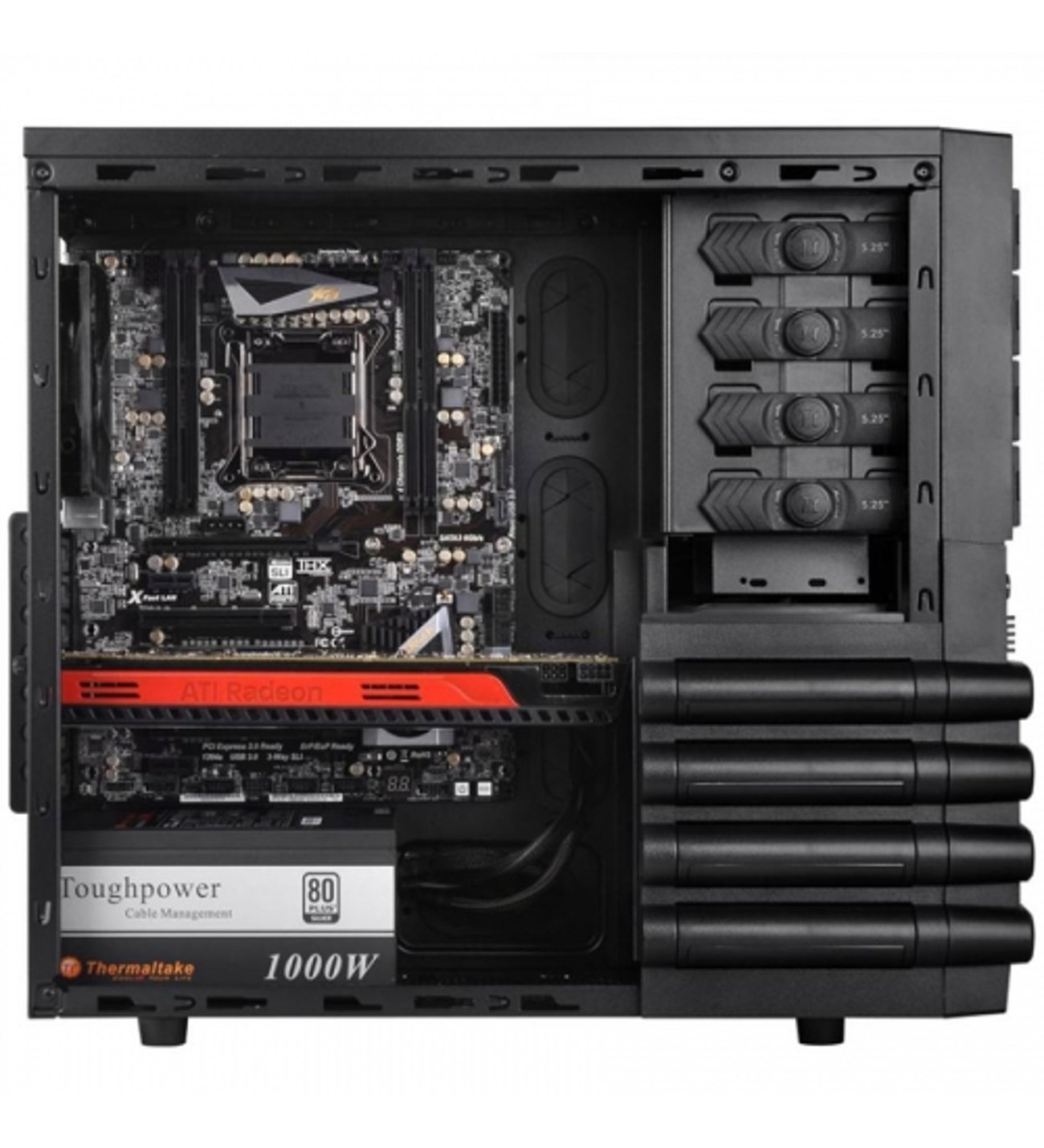THERMALTAKE Level 10 GTS VO30001N2N Gaming Mid-Tower PC Kasası