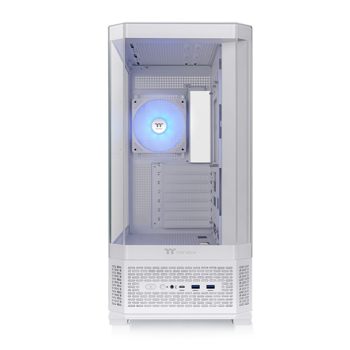 THERMALTAKE VIEW 370 TG CA-11N-00M6WN-00 4-ARGB Fanlı Gaming Mid-Tower PC Kasası Beyaz