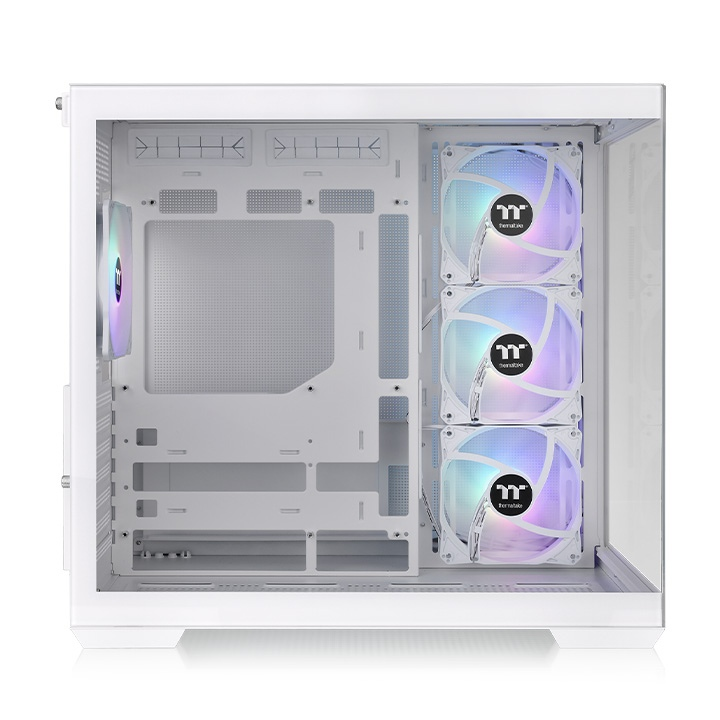 THERMALTAKE VIEW 380 TG Snow CA-1Z2-00M6WN-00 4-ARGB Fanlı Gaming Mid-Tower PC Kasası Beyaz