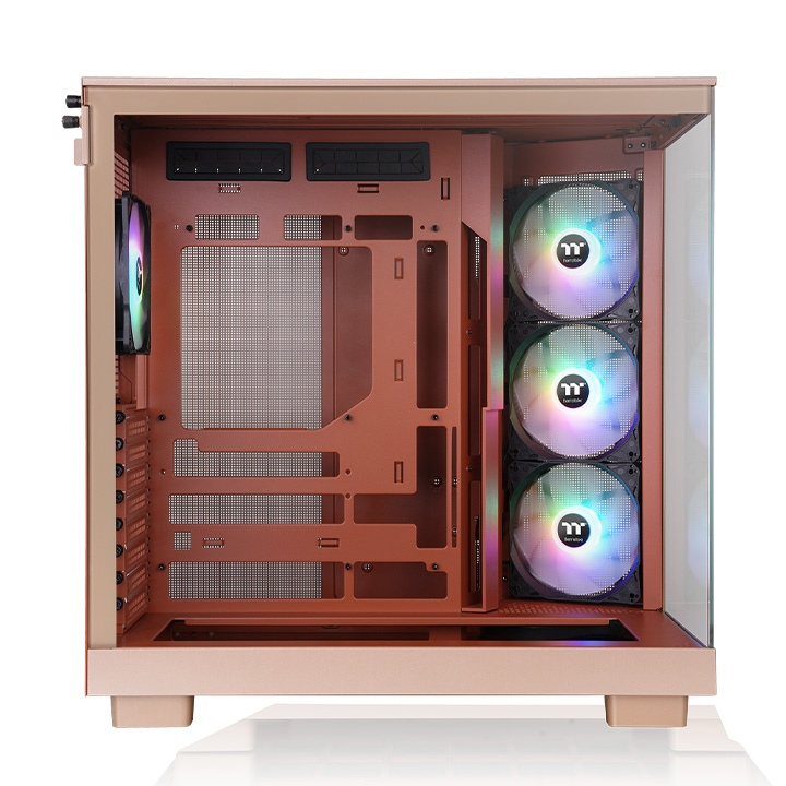 THERMALTAKE VIEW380XL CA-11E-00MGWN-00 4-ARGB Fanlı Gaming Mid-Tower PC Kasası Kum Rengi