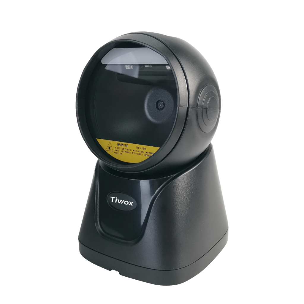 Tiwox VS-240, Masaüstü Tipi, Laser, 2D Karekod, USB Kablolu, Barkod Okuyucu