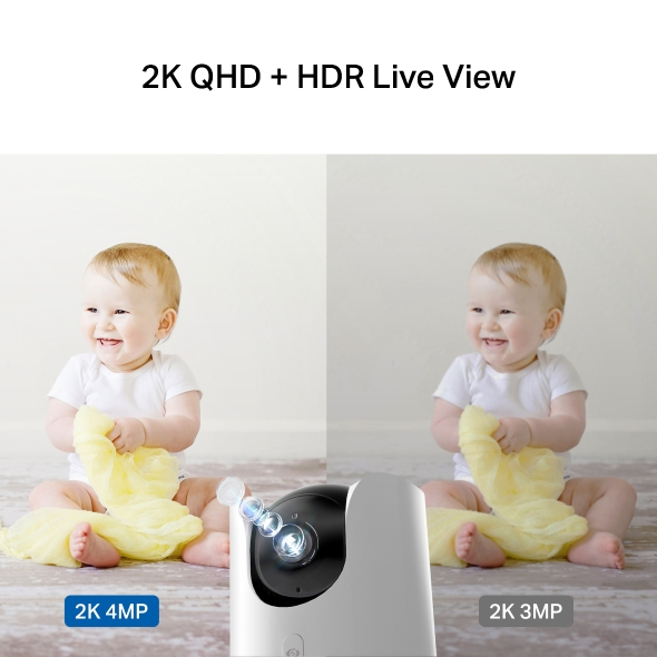 TP-LINK 2MP 4.3MM Wıfı Kablosuz Pan-Tilt IP Kamera Sesli Tapo C225