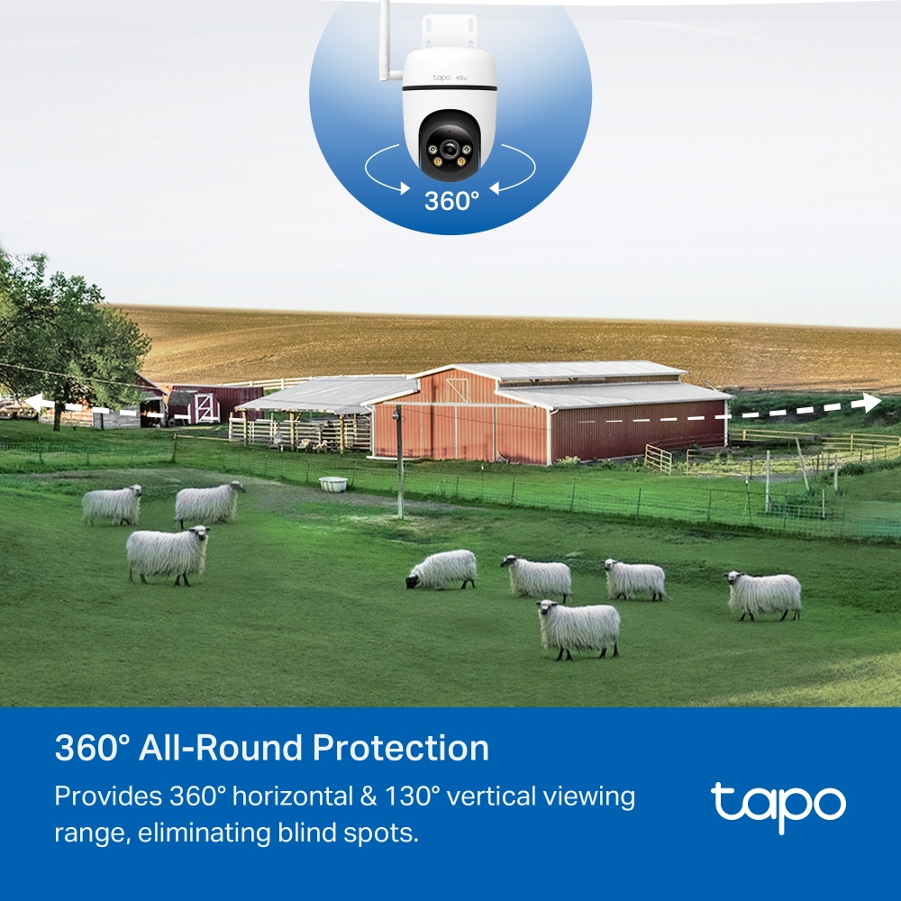 TP-LINK 2MP Speed Dome 4G LTE Pan-Tilt IP Kamera TAPO C501GW