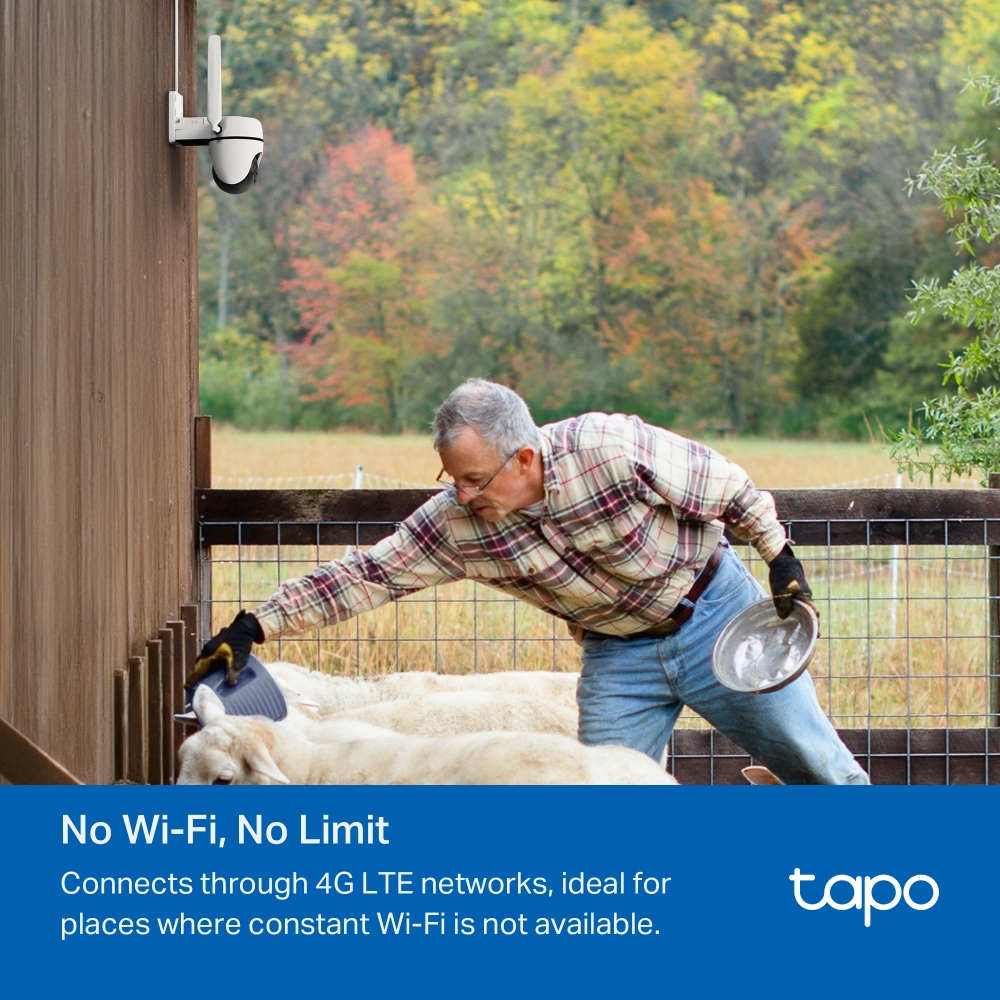 TP-LINK 2MP Speed Dome 4G LTE Pan-Tilt IP Kamera TAPO C501GW