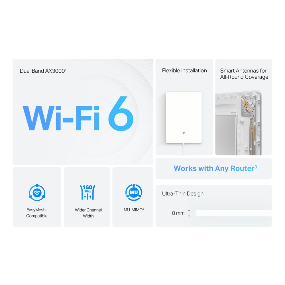 TP-LINK ARCHER AIR E5 WIFI6 AX3000 Menzil Genişletici