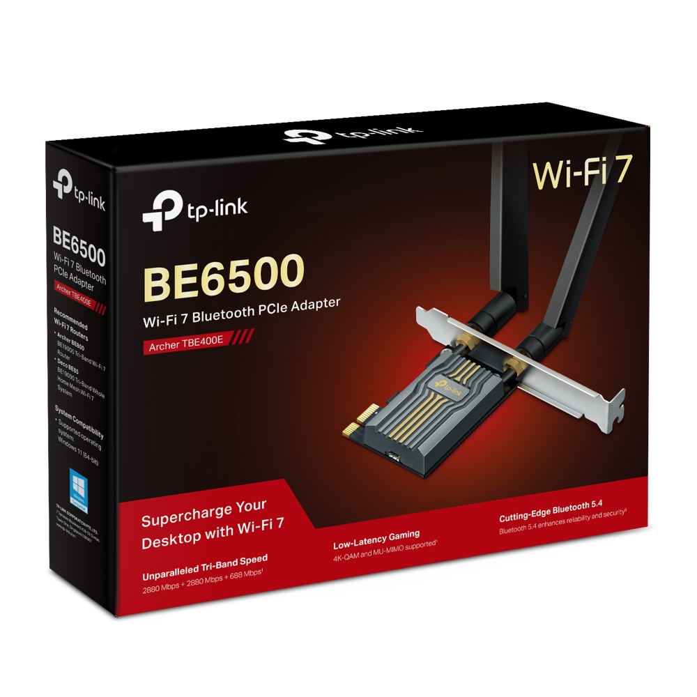 TP-LINK Archer TBE400E Wıfı6 Bluetooth PCIe Kablosuz Adaptör