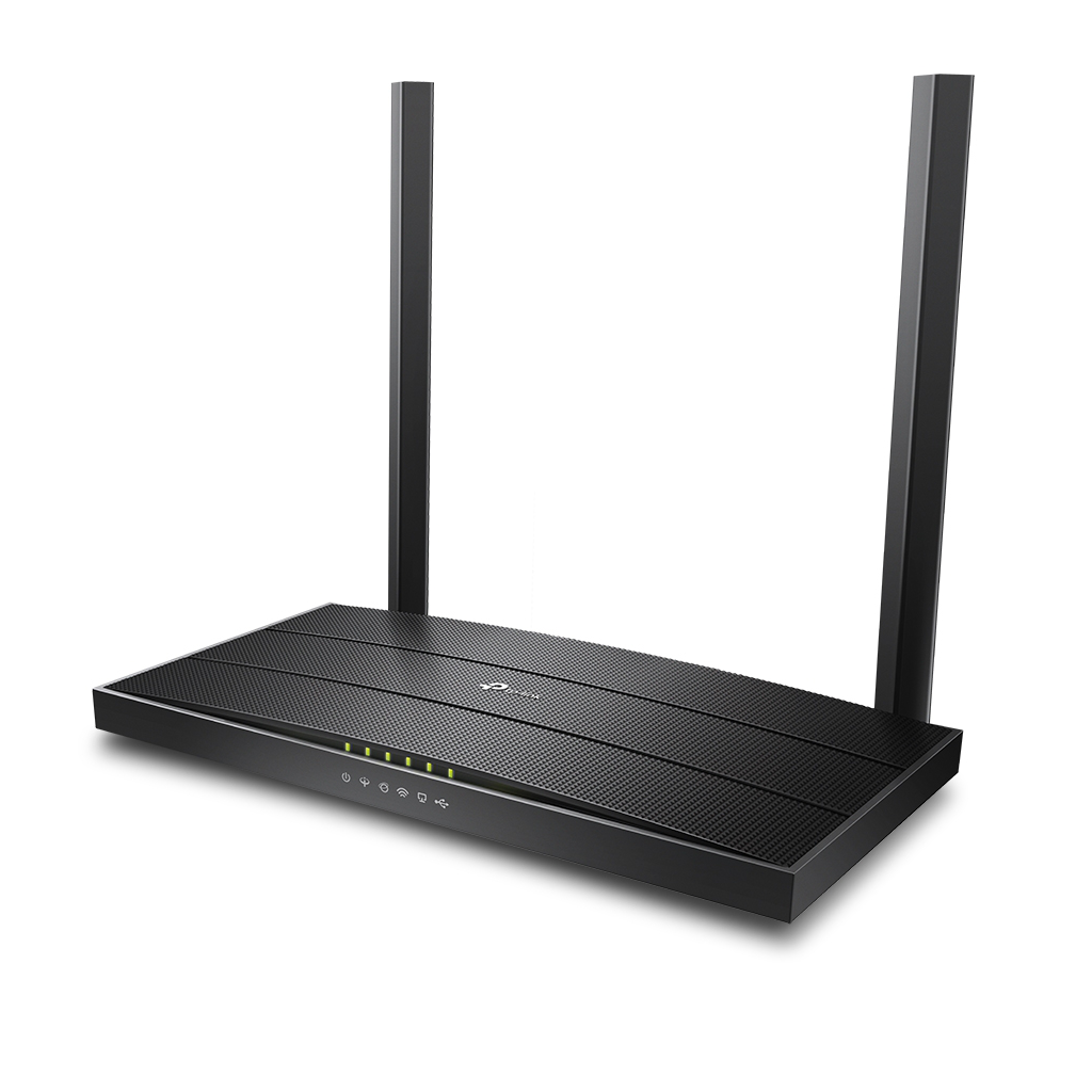 TP-LINK ARCHER VR400 V3, AC1200, 4 Port, Dual Band Wifi, 867Mbps, 2×Anten, 3G-4G USB Desteği, VDSL2, ADSL2+ MODEM