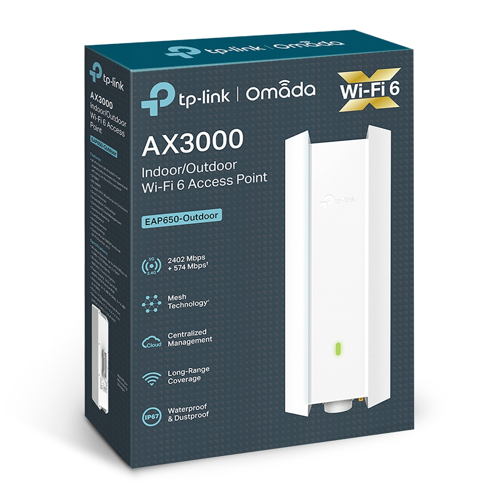 TP-LINK Omada EAP650-Outdoor WIFI6 AX3000 Access Point