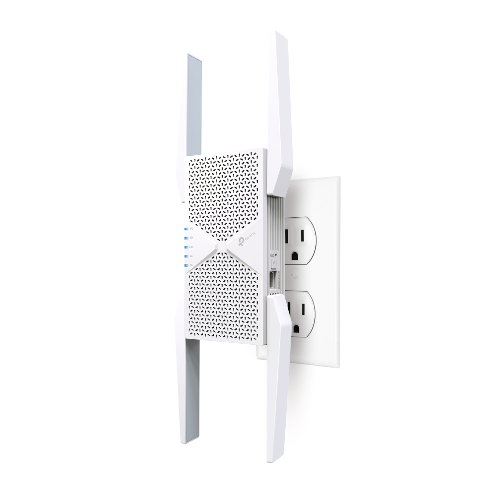 TP-LINK RE655BE WIFI7 BE9300 Üç Bant Menzil Genişletici Priz Tip
