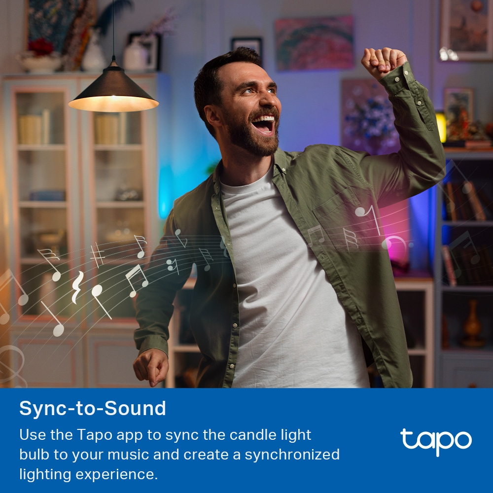 TP-LINK Tapo L430P Akıllı Wıfı Ampul Çok Renkli - E14 P45