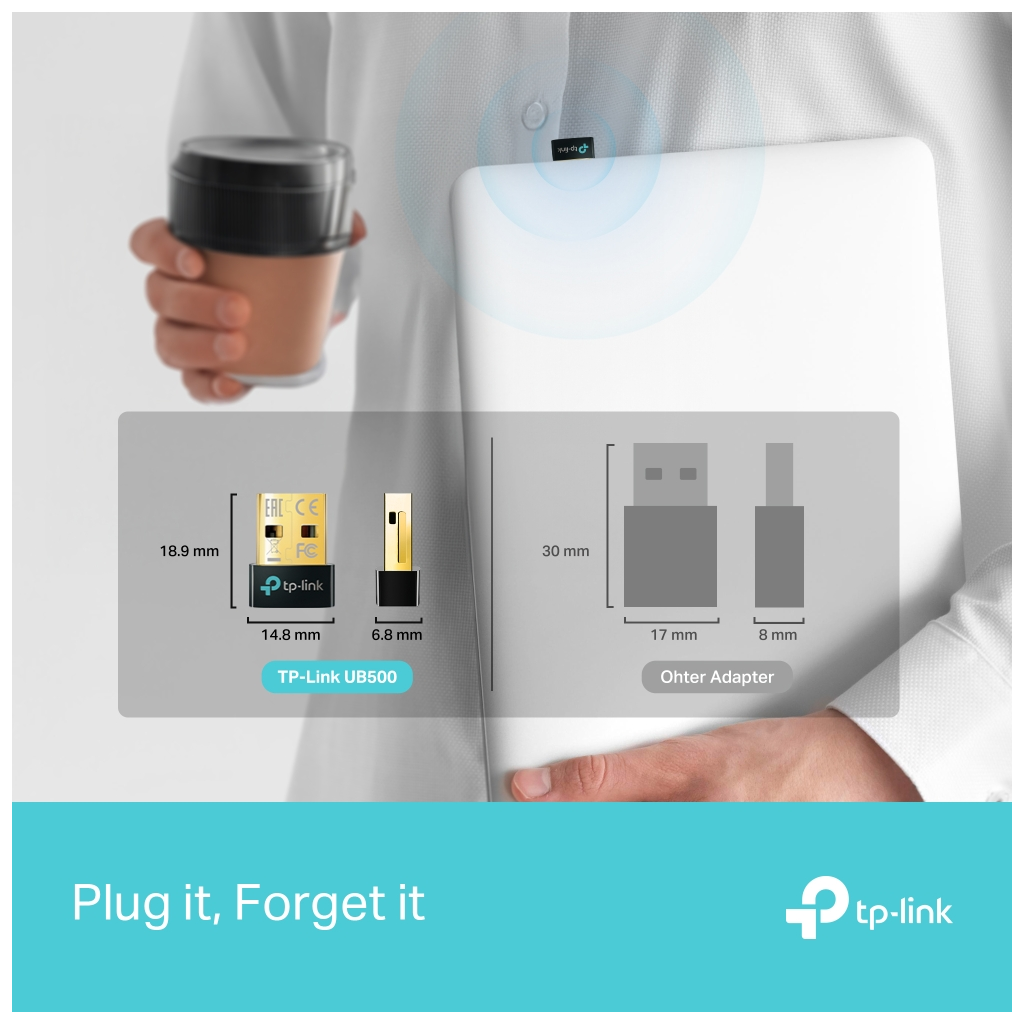 TP-LINK UB500 Bluetooth 5.4 Nano USB Adaptör
