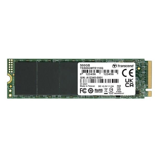 TRANSCEND 500GB TS500GMTE110Q  1900-900MB/s M2 NVME GEN3 DİSK