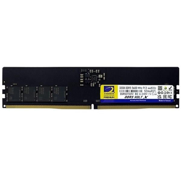 TWINMOS 32GB DDR5 5600MHZ PC RAM VALUE TMD532GB5600U46WO