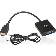 TX HDMI TO VGA VE SES AKTİF DİJİTAL-ANALOG DÖNÜŞTÜRÜCÜSÜTXÇeviriciler ve AdaptörlerB05484
