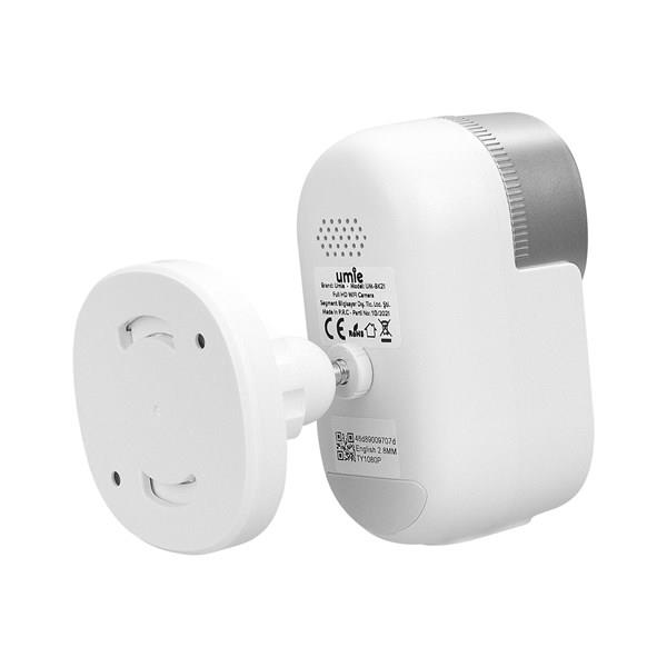 UMIE UM-BK21 Beyaz 2MP Iki Yönlü Ses TF Kart 6700 mAh Bataryalı Kablosuz Tuya Destekli Akıllı IP Kamera