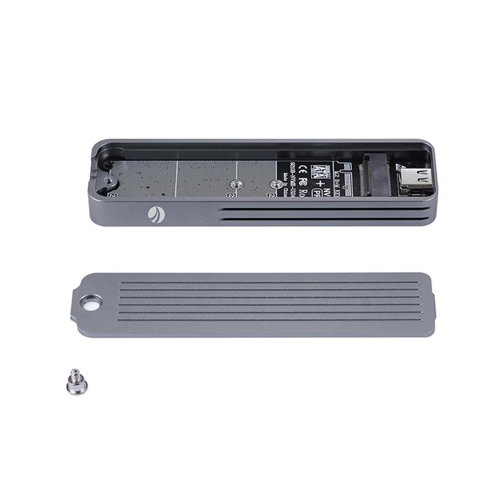 Vcom CU855SN-F USB 3.2 Gen 2 Type-C M.2 NVMe Parmak İzli SSD HDD Kutusu