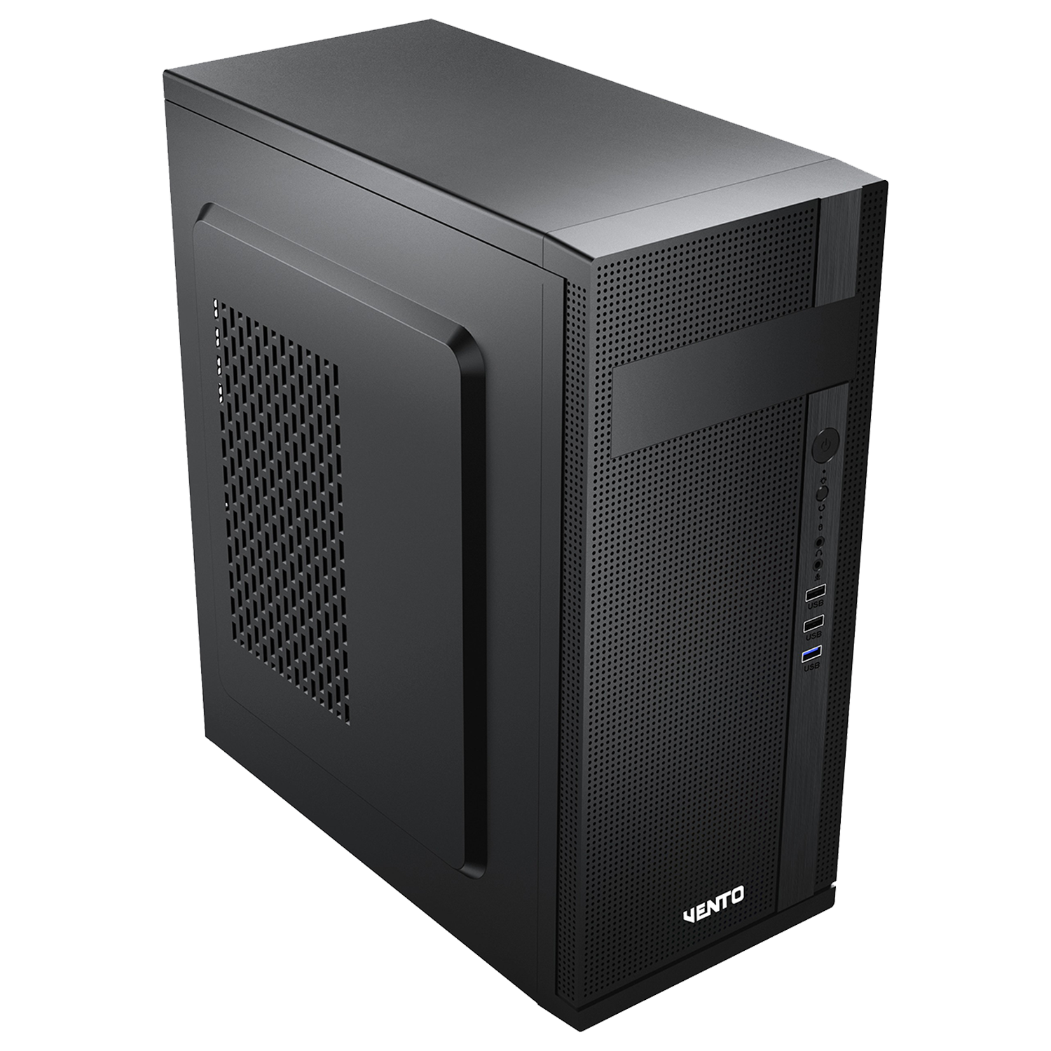 VENTO 400W VS115F Standart Mid-Tower PC Kasası Siyah