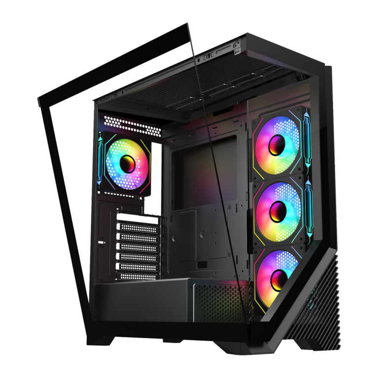 VENTO 850W 80+ BRONZE VG4202FLA Gaming E-ATX PC Kasası 360mm Soğutma Desteğ