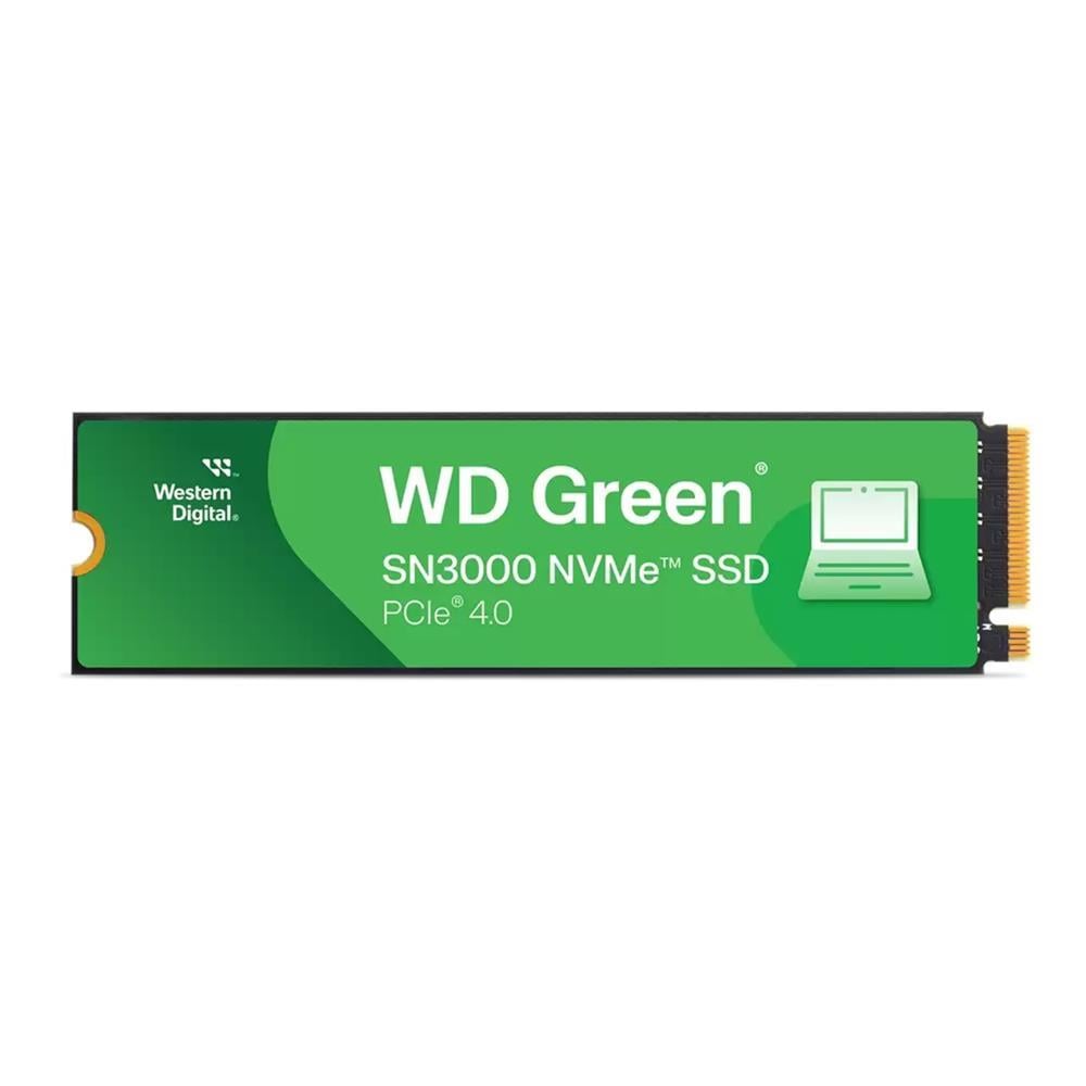 Wd 1TB Green SN3000 WDS100T4G0E 5000-4200MB-s PCIe NVMe M.2 SSD Disk