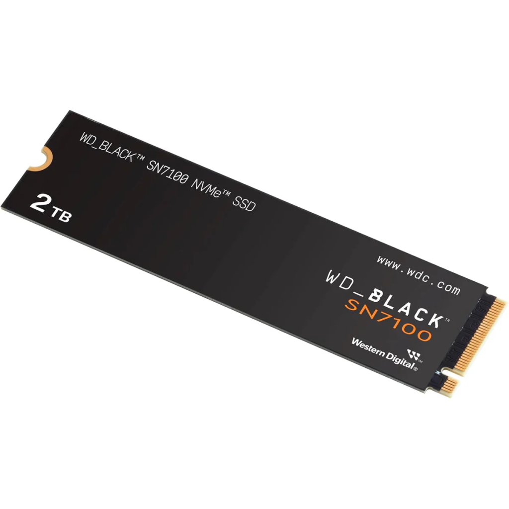 WD Black SN7100, WDS200T4X0E, 2TB, 7250/6900, Gen4, NVMe PCIe M.2 2280,  SSD