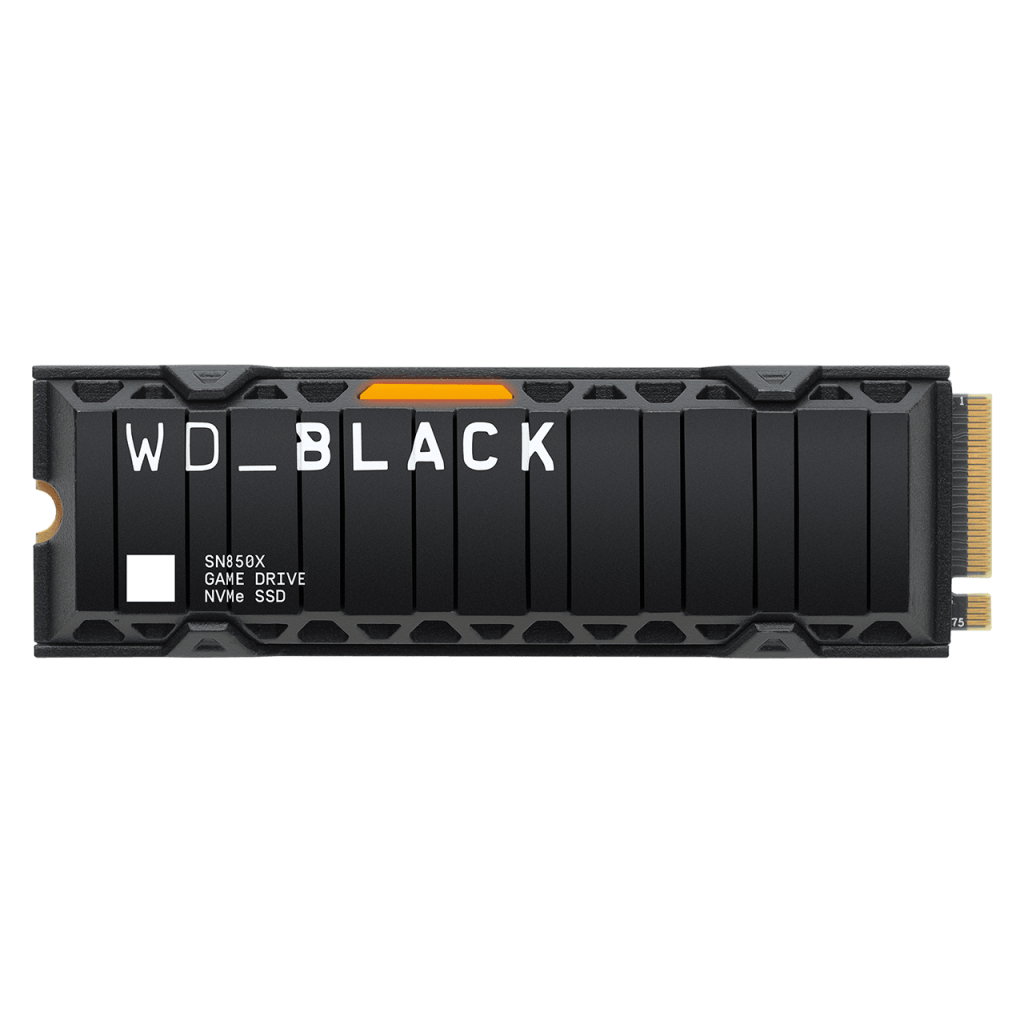 WD Black SN850X, WDS400T2XHE, 4TB, 7300/6600, Gen4, Soğutuculu, NVMe PCIe M.2 2280,  SSD
