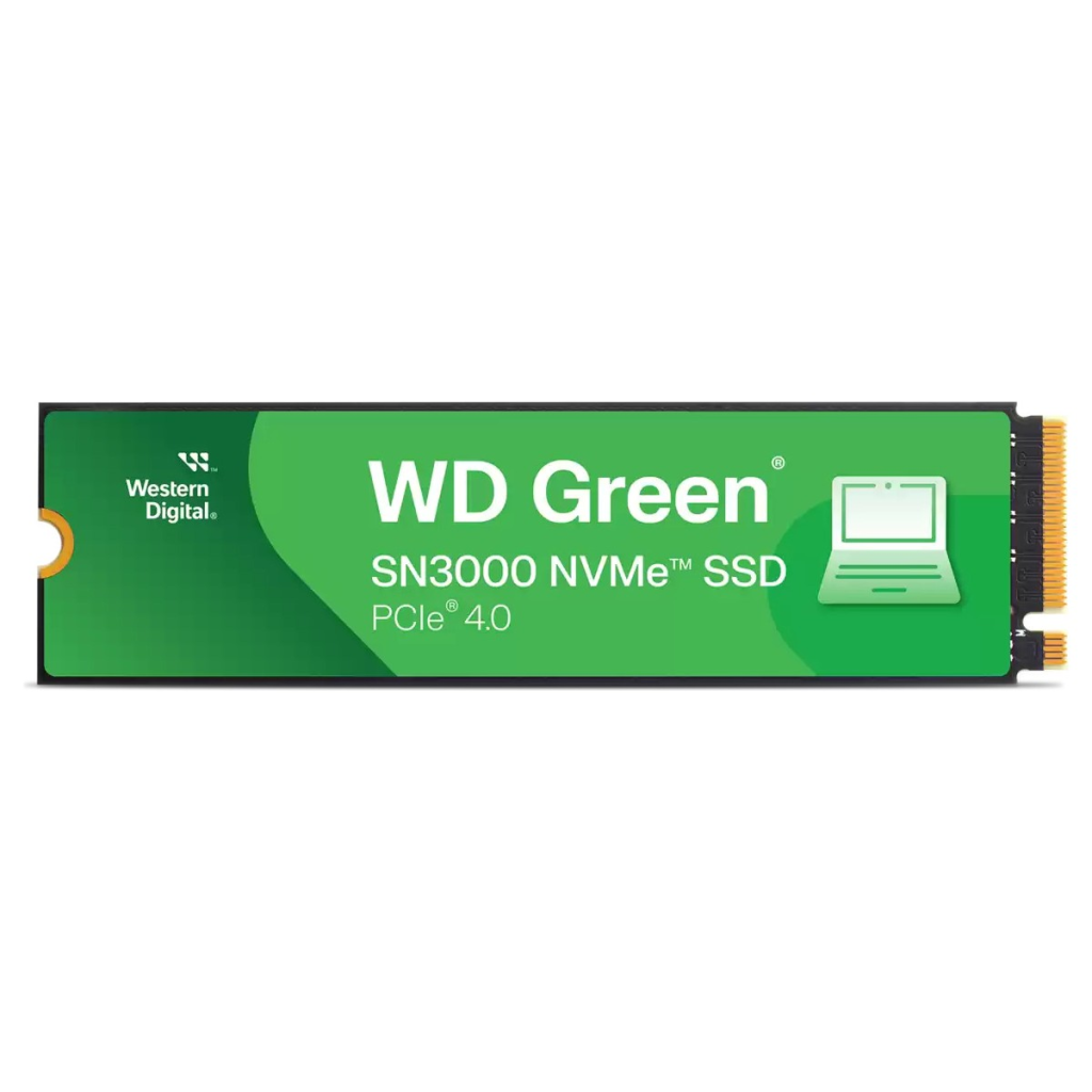 WD Green SN3000, WDS500G4G0E, 500GB, 5000/4000, Gen4, NVMe PCIe M.2, SSD