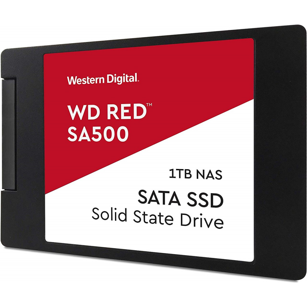 WD Red SA500, WDS100T1R0A, 1TB, 560/530, SERVER ve NAS için Enterprise, 2,5