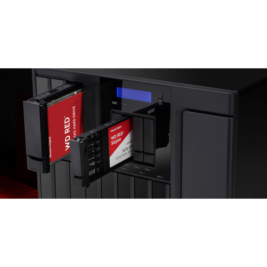 WD Red SA500, WDS200T2R0A, 2TB, 560/530, SERVER ve NAS için Enterprise, 2,5