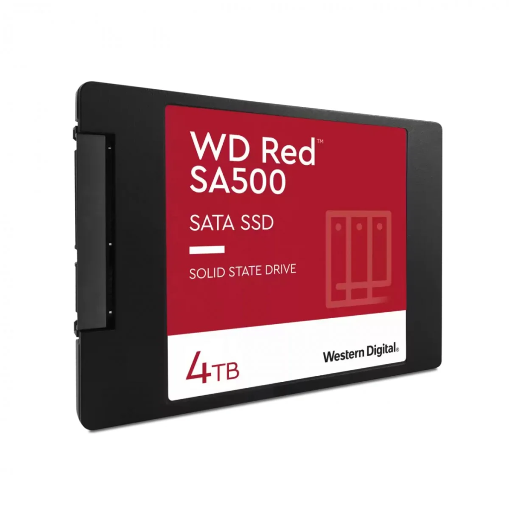WD Red SA500, WDS400T2R0A, 4TB, 560/530, SERVER ve NAS için Enterprise, 2,5