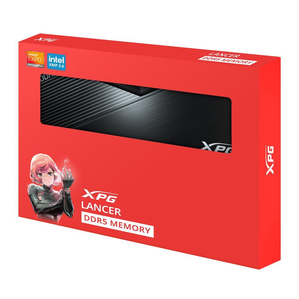 XPG 16GB-2 Lancer DDR5 6000MT-s PC5-48000 CL 30-40-40 1.35V Soğutuculu PC Ram