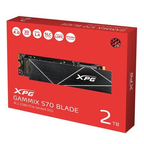 XPG 1TB GAMMIX S70 BLADE AGAMMIXS70B-2T-CS 7400-5500MB/s M2 PCIE GEN4 DİSK
